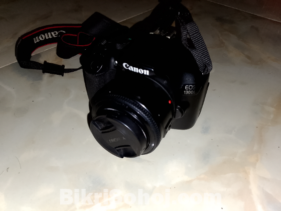 1300D with 55mm prime lens